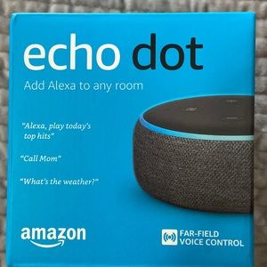 New and sealed Amazon Echo Dot 3rd Gen with Alexa-Charcoal